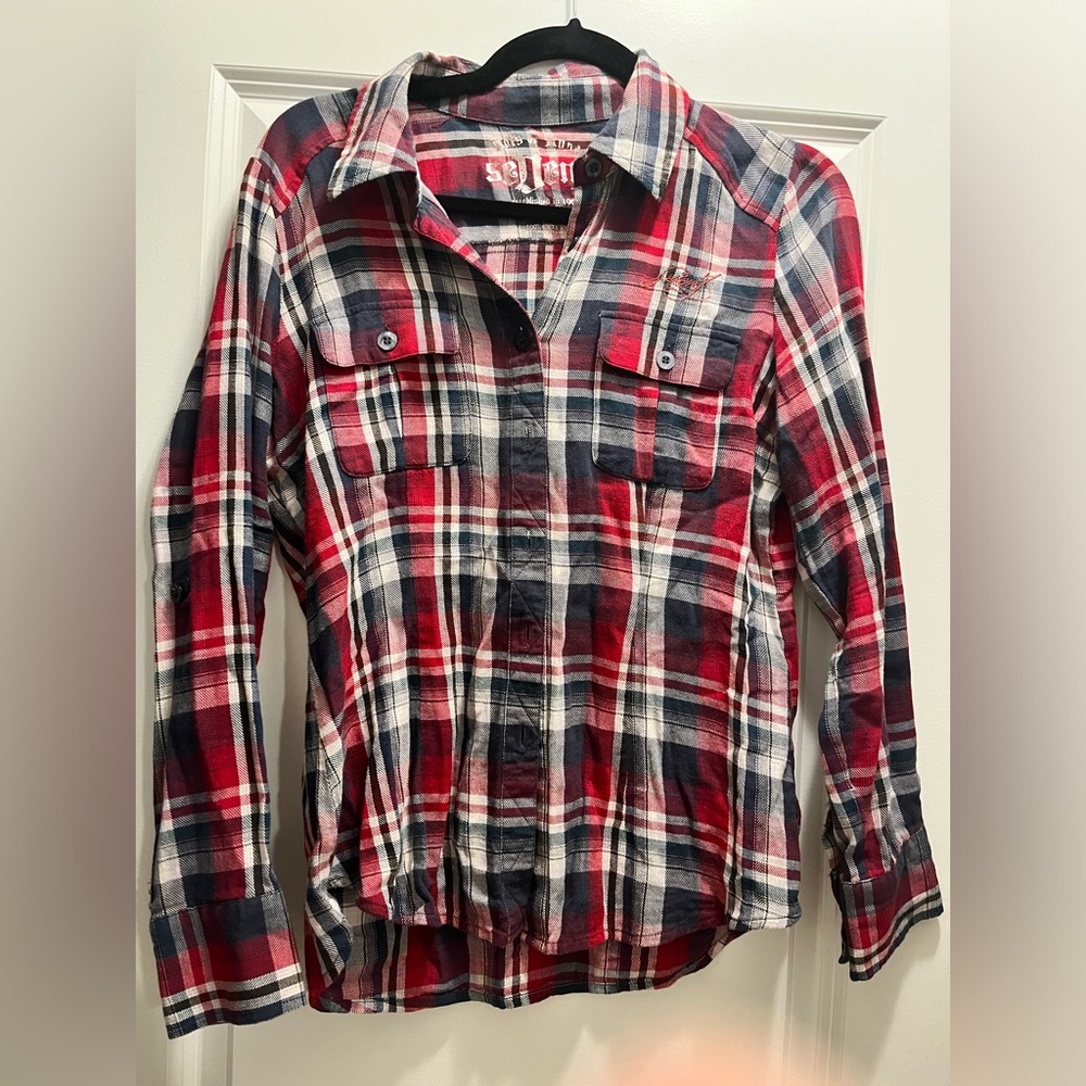 Plaid Fourth of July Shirt
